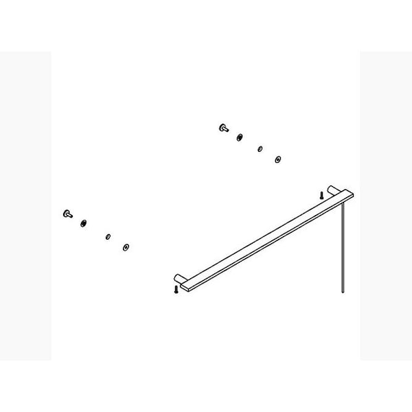 Kohler Kit, Towel Bar 1325938-01-ABZ - main